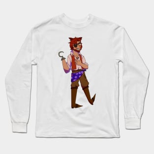Foxy The Fox Gijinka Transparent Long Sleeve T-Shirt